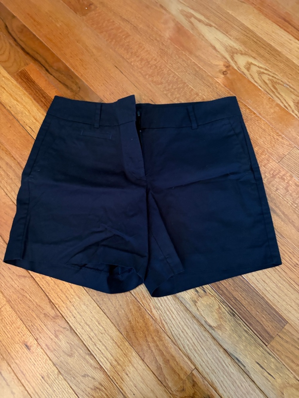Ann Taylor Navy High Waist Tailored Shorts
